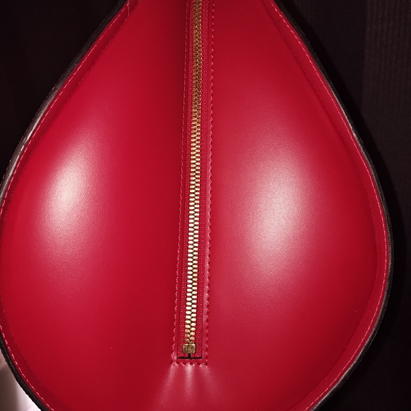 Louis Vuitton Red Epi Solferino 45 - Picture 4 of 12